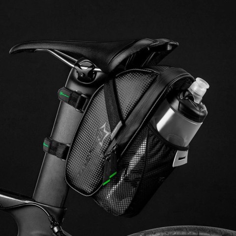 Sakwa rowerowa Rockbros C7-1 wodoodporna z montażem pod siodełko 1.5l - czarna Sakwa rowerowa Rockbros C7-1 wodoodporna z montażem pod siodełko 1.5l - czarna