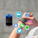 Smartwatch Joyroom Fit-Life JR-FT5 z funkcją odbierania połączeń / ochroną IP68 - srebrny