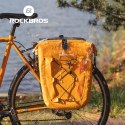 Torba rowerowa Rockbros 30140022003 wodoodporna na bagażnik - pomarańczowa