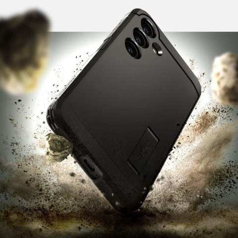 Etui Spigen Tough Armor na Samsung Galaxy S24 - czarne Etui Spigen Tough Armor na Samsung Galaxy S24 - czarne