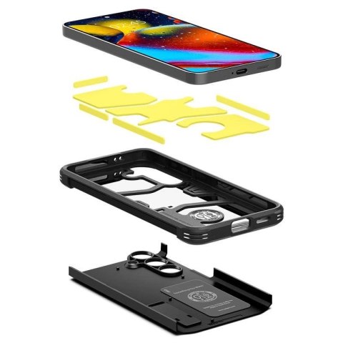 Etui Spigen Tough Armor na Samsung Galaxy S24 - czarne Etui Spigen Tough Armor na Samsung Galaxy S24 - czarne