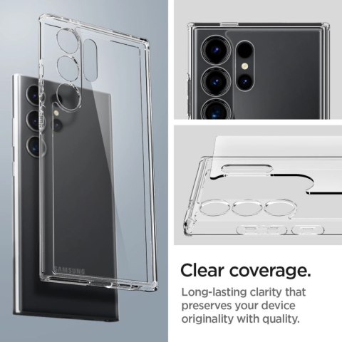 Etui Spigen Ultra Hybrid na Samsung Galaxy S24 Ultra - przezroczyste Etui Spigen Ultra Hybrid na Samsung Galaxy S24 Ultra - przezroczyste