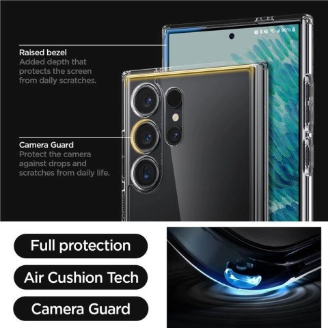 Etui Spigen Ultra Hybrid na Samsung Galaxy S24 Ultra - przezroczyste Etui Spigen Ultra Hybrid na Samsung Galaxy S24 Ultra - przezroczyste