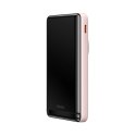 Powerbank Baseus Magnetic Bracket 10000mAh 20W z MagSafe - różowy + kabel USB-C 60W 0.5m