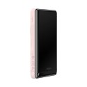 Powerbank Baseus Magnetic Bracket 10000mAh 20W z MagSafe - różowy + kabel USB-C 60W 0.5m