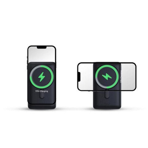 Powerbank Baseus Magnetic Bracket 10000mAh 20W z MagSafe - różowy + kabel USB-C 60W 0.5m Powerbank Baseus Magnetic Bracket 10000mAh 20W z MagSafe - różowy + kabel USB-C 60W 0.5m