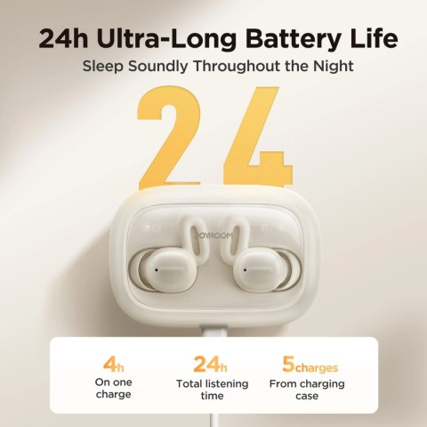 Słuchawki bezprzewodowe TWS Joyroom JR-TS1 Cozydots Series z Bluetooth 5.3, tłumieniem hałasu - czarne Słuchawki bezprzewodowe TWS Joyroom JR-TS1 Cozydots Series z Bluetooth 5.3, tłumieniem hałasu - czarne