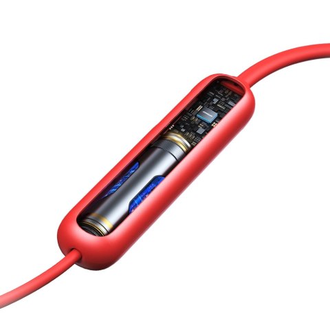 Sportowe słuchawki bezprzewodowe typu neckband Joyroom JR-DS1 - czerwone Sportowe słuchawki bezprzewodowe typu neckband Joyroom JR-DS1 - czerwone