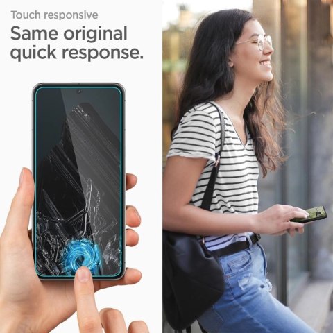 Szkło hartowane Spigen ALM Glas.tR na Google Pixel 8 Pro - 2 szt. Szkło hartowane Spigen ALM Glas.tR na Google Pixel 8 Pro - 2 szt.