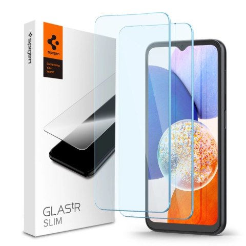 Szkło hartowane Spigen Glas.tR Slim na Samsung Galaxy A15 4G / 5G / A25 5G - 2 szt. Szkło hartowane Spigen Glas.tR Slim na Samsung Galaxy A15 4G / 5G / A25 5G - 2 szt.