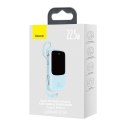 Baseus Qpow powerbank 10000mAh wbudowany kabel USB Typu C 22.5W Quick Charge SCP AFC FCP niebieski (PPQD020103)