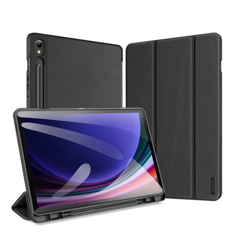 Etui Dux Ducis Domo z klapką i smart sleep na Samsung Galaxy Tab S9 - czarne Etui Dux Ducis Domo z klapką i smart sleep na Samsung Galaxy Tab S9 - czarne