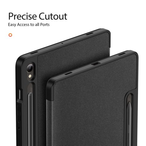 Etui Dux Ducis Domo z klapką i smart sleep na Samsung Galaxy Tab S9 - czarne Etui Dux Ducis Domo z klapką i smart sleep na Samsung Galaxy Tab S9 - czarne