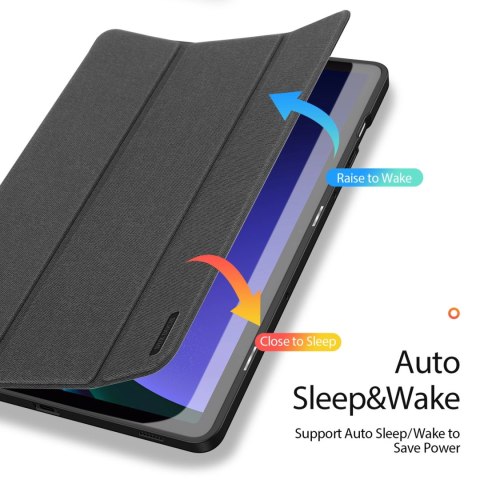 Etui Dux Ducis Domo z klapką i smart sleep na Samsung Galaxy Tab S9 - czarne Etui Dux Ducis Domo z klapką i smart sleep na Samsung Galaxy Tab S9 - czarne