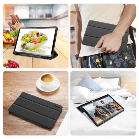 Etui Dux Ducis Domo z klapką i smart sleep na Samsung Galaxy Tab S9 - czarne Etui Dux Ducis Domo z klapką i smart sleep na Samsung Galaxy Tab S9 - czarne