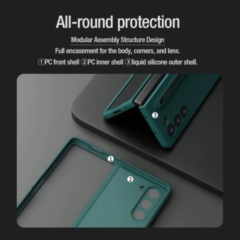Etui Nillkin Flex Pure Fold Case na Samsung Galaxy Z Fold 5 - czarne Etui Nillkin Flex Pure Fold Case na Samsung Galaxy Z Fold 5 - czarne