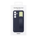 Etui Samsung Standing Grip Case EF-GA556TBEGWW na Samsung Galaxy A55 z uchwytem - niebiesko-czarne