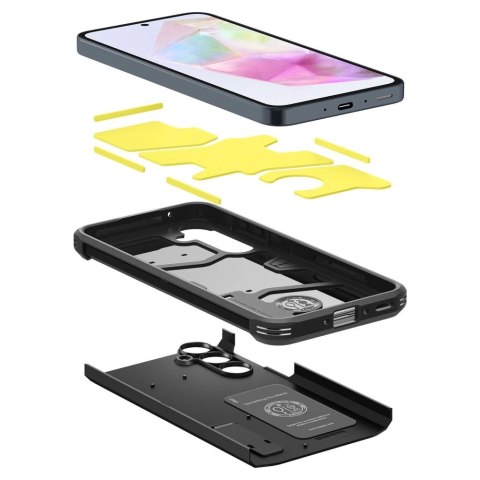 Etui Spigen Tough Armor na Samsung Galaxy A35 5G - czarne Etui Spigen Tough Armor na Samsung Galaxy A35 5G - czarne
