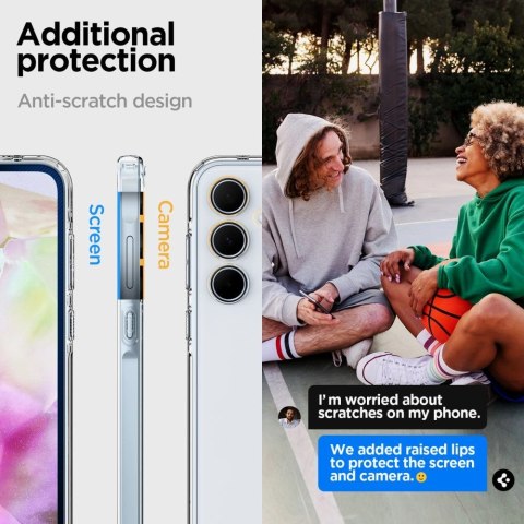 Etui Spigen Ultra Hybrid na Samsung Galaxy A35 5G - przezroczyste Etui Spigen Ultra Hybrid na Samsung Galaxy A35 5G - przezroczyste