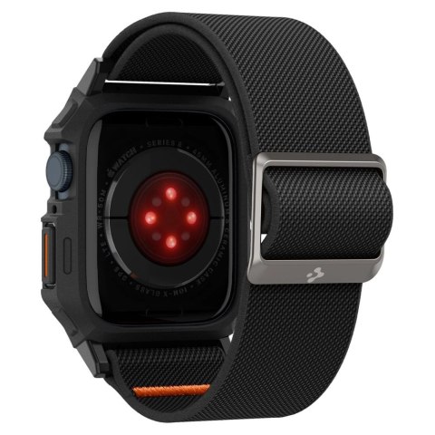 Etui z paskiem Spigen Lite Fit Pro na Apple Watch 4 / 5 / 6 / 7 / 8 / 9 / SE (44 / 45 mm) - czarny mat Etui z paskiem Spigen Lite Fit Pro na Apple Watch 4 / 5 / 6 / 7 / 8 / 9 / SE (44 / 45 mm) - czarny mat
