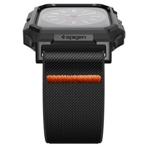 Etui z paskiem Spigen Lite Fit Pro na Apple Watch 4 / 5 / 6 / 7 / 8 / 9 / SE (44 / 45 mm) - czarny mat Etui z paskiem Spigen Lite Fit Pro na Apple Watch 4 / 5 / 6 / 7 / 8 / 9 / SE (44 / 45 mm) - czarny mat