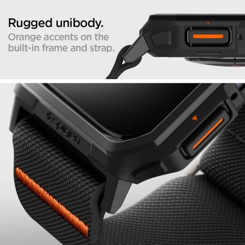 Etui z paskiem Spigen Lite Fit Pro na Apple Watch 4 / 5 / 6 / 7 / 8 / 9 / SE (44 / 45 mm) - czarny mat Etui z paskiem Spigen Lite Fit Pro na Apple Watch 4 / 5 / 6 / 7 / 8 / 9 / SE (44 / 45 mm) - czarny mat