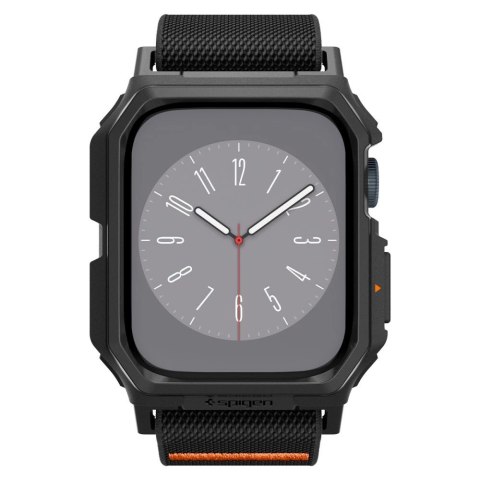 Etui z paskiem Spigen Lite Fit Pro na Apple Watch 4 / 5 / 6 / 7 / 8 / 9 / SE (44 / 45 mm) - czarny mat Etui z paskiem Spigen Lite Fit Pro na Apple Watch 4 / 5 / 6 / 7 / 8 / 9 / SE (44 / 45 mm) - czarny mat