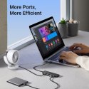 HUB Ugreen CM219 25851 z 4 portami USB-A 3.0 i kablem USB-A 3.0 15cm - czarny