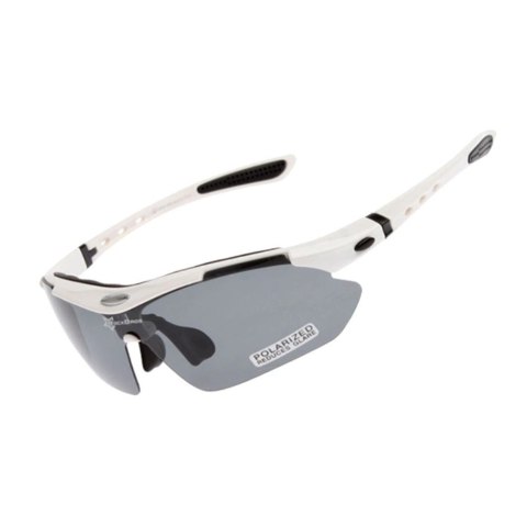Okulary rowerowe Rockbros 10002 polaryzujące - białe Okulary rowerowe Rockbros 10002 polaryzujące - białe