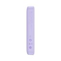 Powerbank Baseus Magnetic Mini indukcyjny 10000mAh 20W - fioletowy + kabel USB-C - USB-C