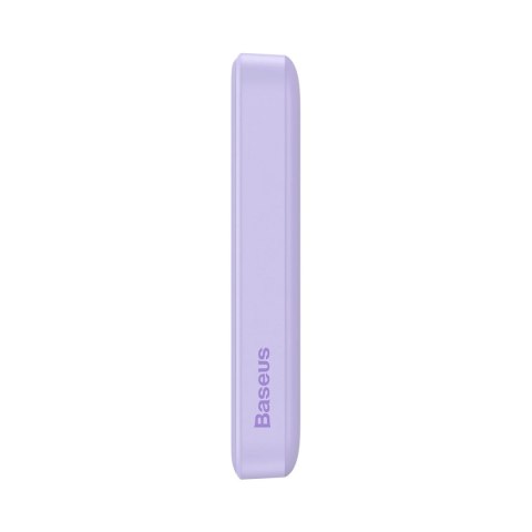 Powerbank Baseus Magnetic Mini indukcyjny 10000mAh 20W - fioletowy + kabel USB-C - USB-C Powerbank Baseus Magnetic Mini indukcyjny 10000mAh 20W - fioletowy + kabel USB-C - USB-C