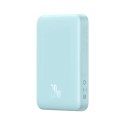 Powerbank Baseus Magnetic Mini indukcyjny 10000mAh 20W - niebieski + kabel USB-C - USB-C