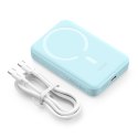 Powerbank Baseus Magnetic Mini indukcyjny 10000mAh 30W - niebieski + kabel USB-C - USB-C