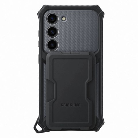 Samsung Rugged Gadget Case etui Samsung Galaxy S23 pancerny pokrowiec ring holder podstawka szare (EF-RS911CBEGWW) Samsung Rugged Gadget Case etui Samsung Galaxy S23 pancerny pokrowiec ring holder podstawka szare (EF-RS911CBEGWW)