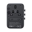 Adapter podróżny Joyroom JR-TCW01 uniwersalny 17W EU / US / UK / JP / AU / CN - czarny