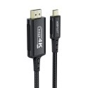 Kabel Acefast C1 wideo USB-C / HDMI 4K 60Hz HDR 1.8m - czarny