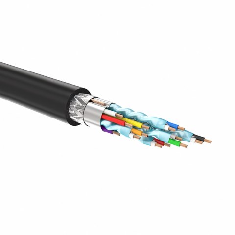 Kabel Ugreen HD107 10146 HDMI (męski) - HDMI (żeński) 4K 5m - czarny Kabel Ugreen HD107 10146 HDMI (męski) - HDMI (żeński) 4K 5m - czarny