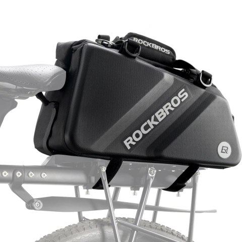 Torba Rockbros 30140090001 rowerowa na bagażnik 11,6l - czarna Torba Rockbros 30140090001 rowerowa na bagażnik 11,6l - czarna
