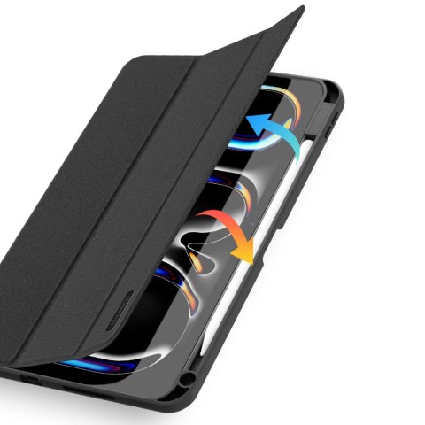 Etui Dux Ducis Domo z klapką i smart sleep na iPad Pro 11" 2024 - czarne Etui Dux Ducis Domo z klapką i smart sleep na iPad Pro 11" 2024 - czarne
