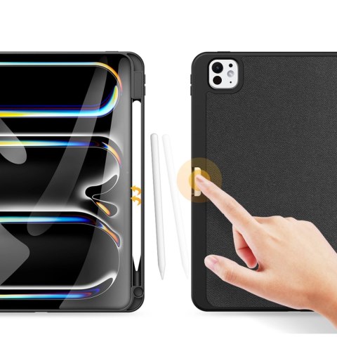 Etui Dux Ducis Domo z klapką i smart sleep na iPad Pro 11" 2024 - czarne Etui Dux Ducis Domo z klapką i smart sleep na iPad Pro 11" 2024 - czarne