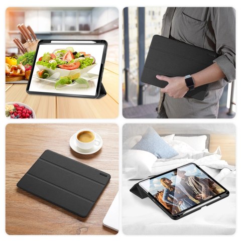 Etui Dux Ducis Domo z klapką i smart sleep na iPad Pro 11" 2024 - czarne Etui Dux Ducis Domo z klapką i smart sleep na iPad Pro 11" 2024 - czarne