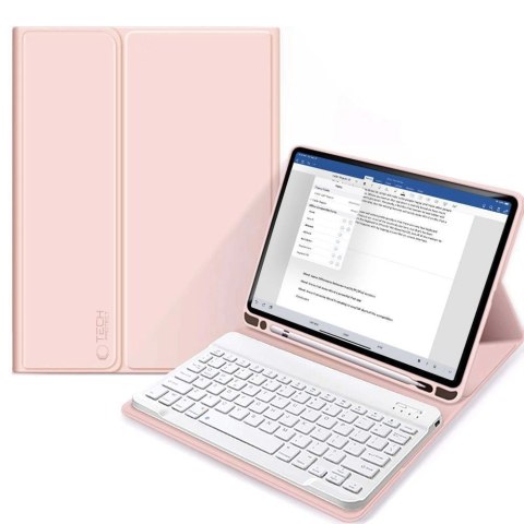 Etui Tech-Protect SC Pen + Keyboard z klawiaturą na iPad 10.9" 2022 - różowe Etui Tech-Protect SC Pen + Keyboard z klawiaturą na iPad 10.9" 2022 - różowe