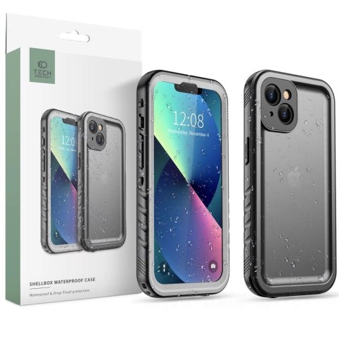 Etui Tech-Protect ShellBox wodoodporne IP68 na iPhone 13 - czarne Etui Tech-Protect ShellBox wodoodporne IP68 na iPhone 13 - czarne