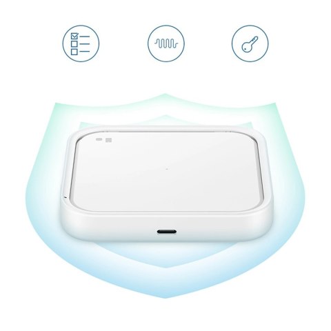 Ładowarka Samsung Wireless Charger Pad EP-P2400TWEGEU indukcyjna 15W + ładowarka sieciowa + kabel USB-C - biała Ładowarka Samsung Wireless Charger Pad EP-P2400TWEGEU indukcyjna 15W + ładowarka sieciowa + kabel USB-C - biała
