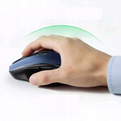 Mysz Ugreen MU006 optyczna bezprzewodowa USB 2.4GHz 4000 DPI - niebieska Mysz Ugreen MU006 optyczna bezprzewodowa USB 2.4GHz 4000 DPI - niebieska