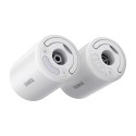 Pompka Baseus PocketGo Pro turystyczna z funkcją odpompowywania powietrza i latarką LED - biała