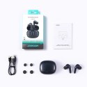 Słuchawki Joyroom Funpods JR-FN2 douszne TWS z Bluetooth 5.4, funkcją ANC i ochroną IP54 - czarne