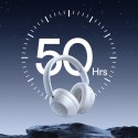 Słuchawki bezprzewodowe Baseus Bass 30 Max nauszne Bluetooth 5.3 - białe