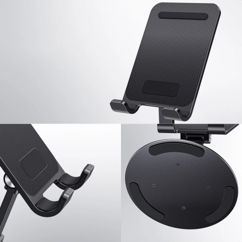 Stojak Ugreen LP805 biurkowy na telefon tablet - czarny Stojak Ugreen LP805 biurkowy na telefon tablet - czarny