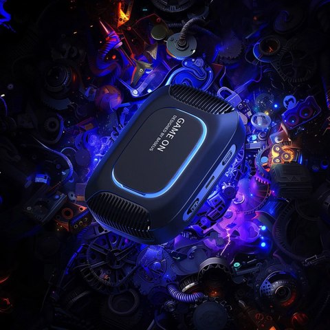 Wentylator do chłodzenia smartfona Baseus MagPro II z ładowaniem indukcyjnym 15W i podstawką - czarny Wentylator do chłodzenia smartfona Baseus MagPro II z ładowaniem indukcyjnym 15W i podstawką - czarny